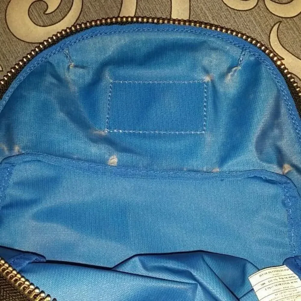 Marc Jacobs Blue Mini Packrat Backpack Chic Edgy Feminine Retro Casual Travel